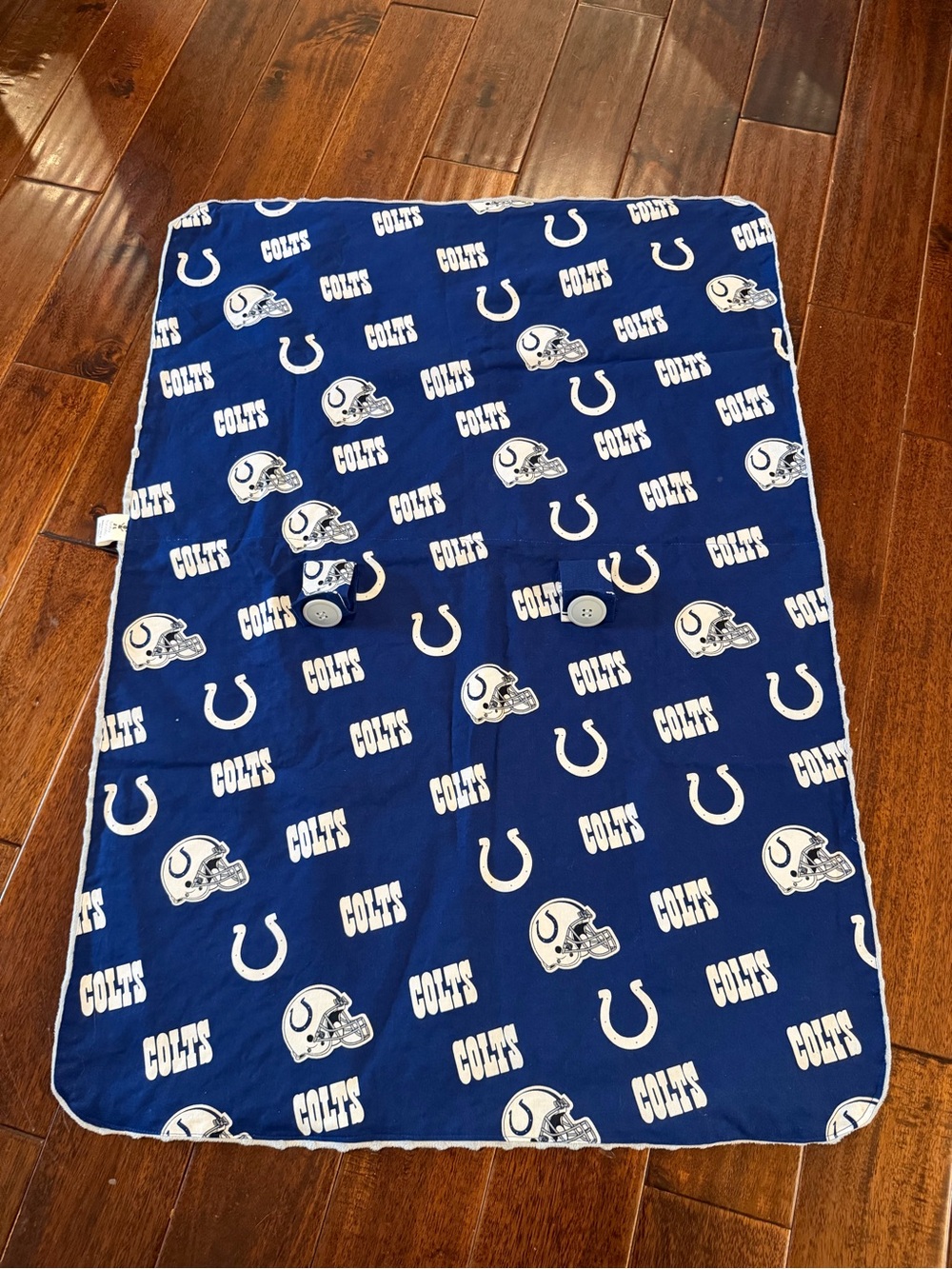 Baby Fanatic Indianapolis Colts Baby Car Seat Cover Football Fleece Inside